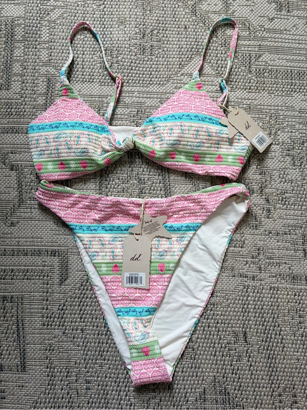 Dippin Daisies Seashell Scrapbook Bikini